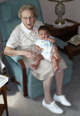 Mia and Great Grandmother